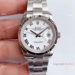 (EW)Rolex Oyster Datejust White Dial 36mm Watch Best AAA Replica Watches China